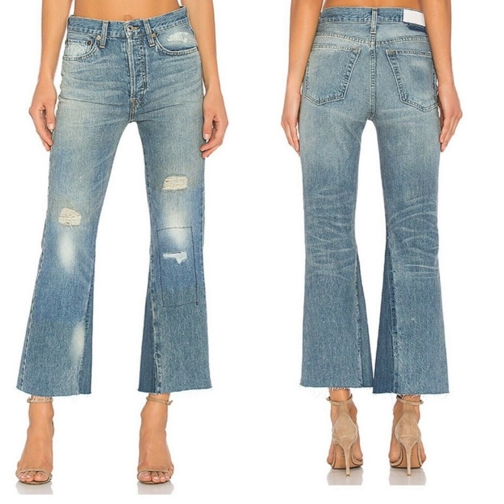 EUC Re/Done Leandra Jean, Sz 25, Ghost Wash